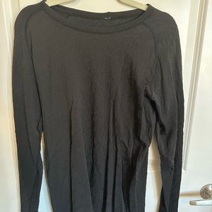 SPECIAL EDITION PRINTED BLACK LULULEMON SWIFTLY TECH LONG SLEEVE